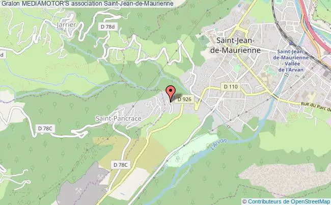 plan association Mediamotor's Saint-Jean-de-Maurienne