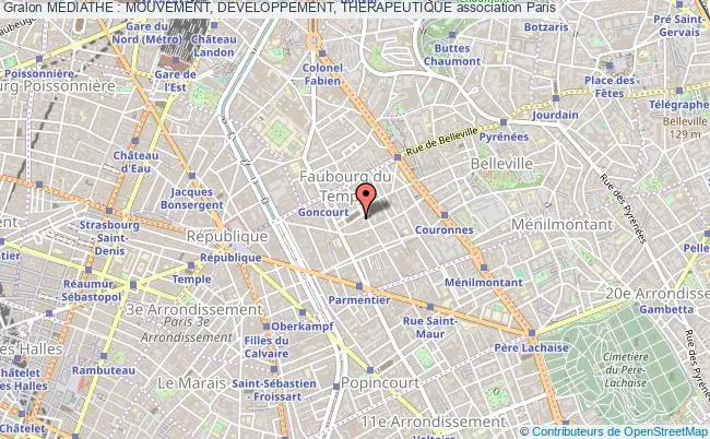 plan association Mediathe : Mouvement, Developpement, Therapeutique Paris