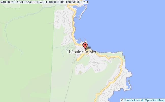 plan association MÉdiathÈque Theoule Théoule-sur-Mer