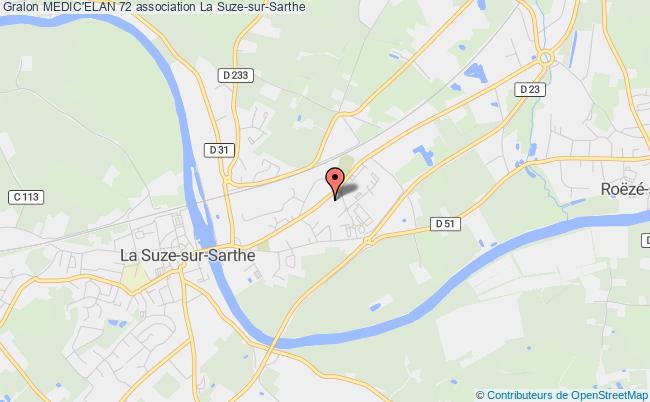 plan association Medic'elan 72 La    Suze-sur-Sarthe