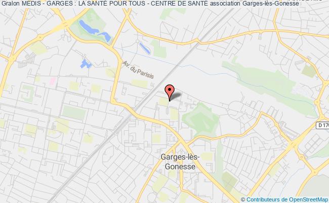 plan association Medis - Garges : La SantÉ Pour Tous - Centre De SantÉ Garges-lès-Gonesse
