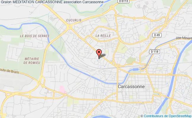 plan association MÉditation Carcassonne Carcassonne