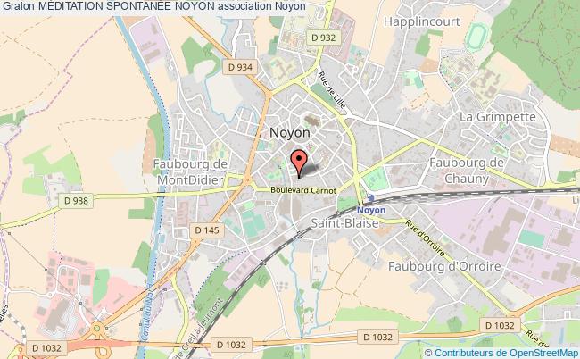 plan association MÉditation SpontanÉe Noyon Noyon