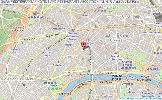 plan association Mediterranean Hotels And Restaurants Asociation - M. H. R. A Paris