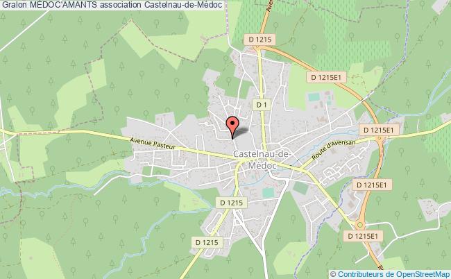 plan association MÉdoc'amants Castelnau-de-Médoc
