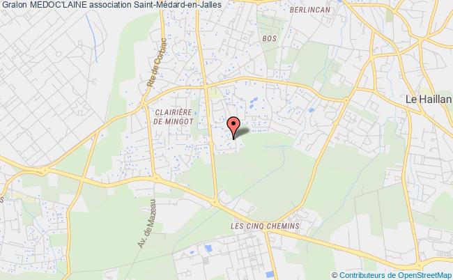 plan association Medoc'laine Saint-Médard-en-Jalles
