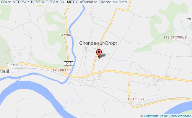 plan association Medpack Restcue Team 33 - Mrt33 Gironde-sur-Dropt
