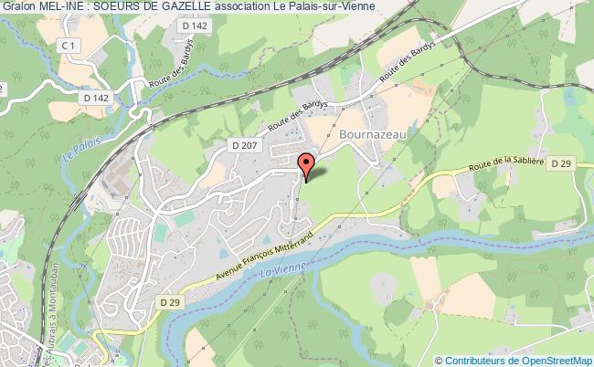 plan association Mel-ine : Soeurs De Gazelle Le    Palais-sur-Vienne