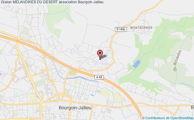 plan association MÉlandines Du DÉsert Bourgoin-Jallieu