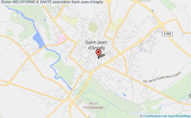 plan association MÉloforme & SantÉ Saint-Jean-d'Angély