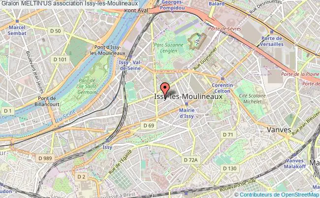 plan association Meltin'us Issy-les-Moulineaux