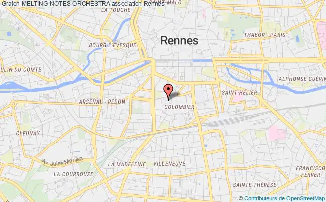 plan association Melting Notes Orchestra Rennes
