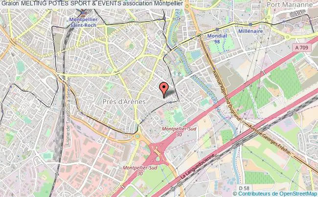 plan association Melting Potes Sport & Events Montpellier