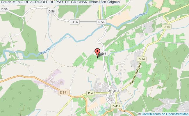 MEMOIRE AGRICOLE DU PAYS DE GRIGNAN