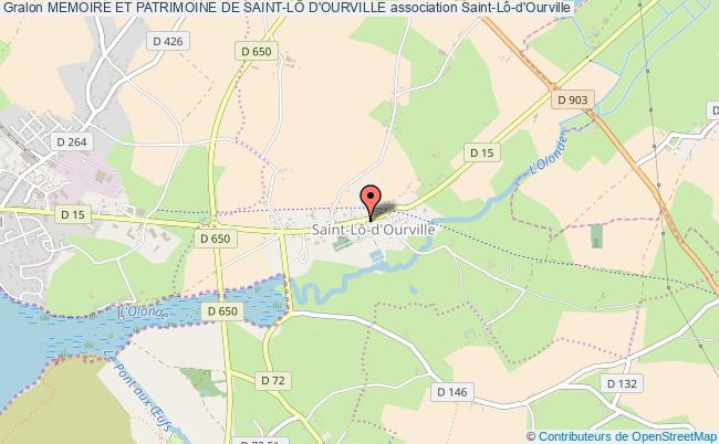 plan association Memoire Et Patrimoine De Saint-lÔ D'ourville Saint-Lô-d'Ourville