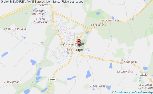 plan association Memoire Vivante Sainte-Flaive-des-Loups