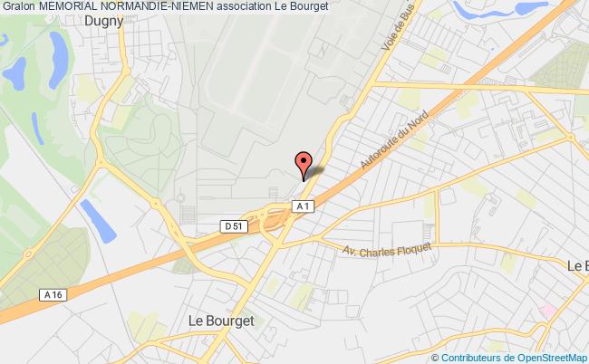 plan association Memorial Normandie-niemen Le Bourget Cedex