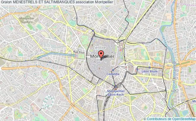 plan association MÉnestrels Et Saltimbanques Montpellier