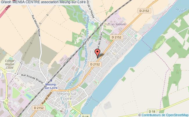 plan association Mensa Centre Meung-sur-Loire