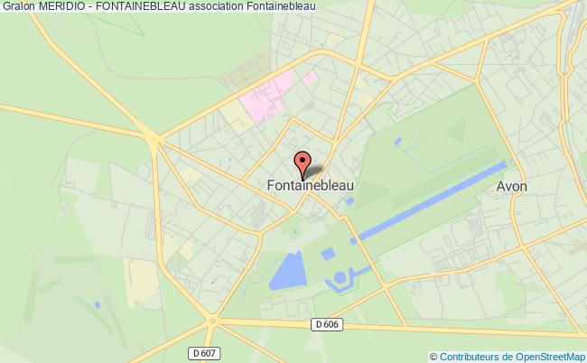 plan association Meridio - Fontainebleau Fontainebleau