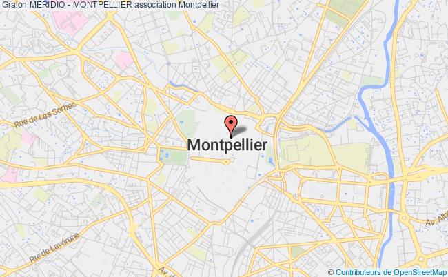 plan association Meridio - Montpellier Montpellier