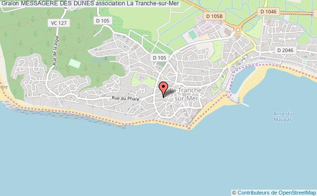 plan association Messagere Des Dunes La    Tranche-sur-Mer