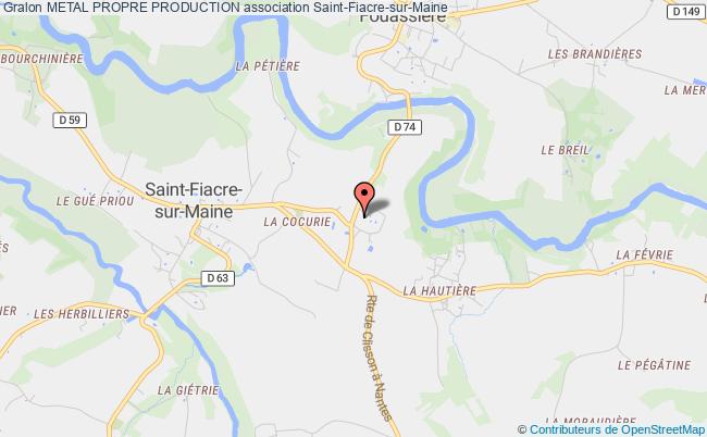 plan association Metal Propre Production Saint-Fiacre-sur-Maine