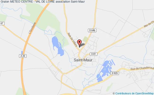 plan association Meteo Centre - Val De Loire Saint-Maur