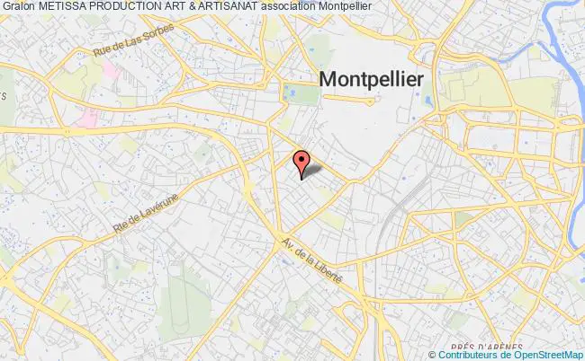 plan association Metissa Production Art & Artisanat Montpellier
