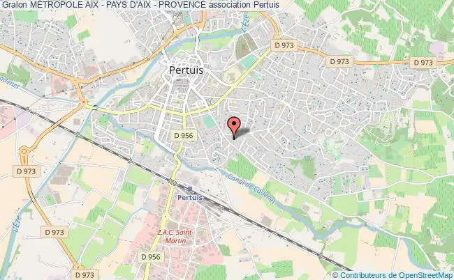 plan association MÉtropole Aix - Pays D'aix - Provence Pertuis