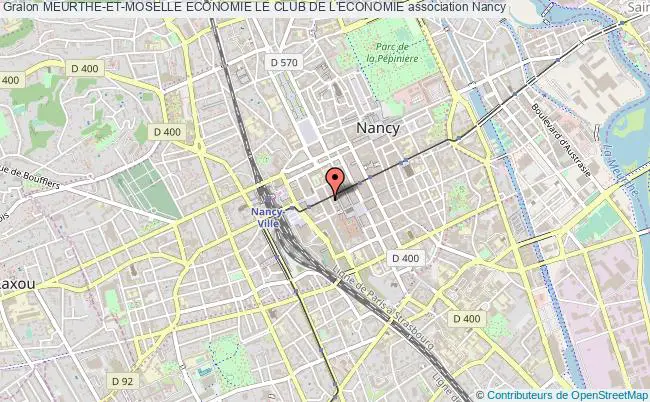 plan association Meurthe-et-moselle Economie Le Club De L'economie Nancy