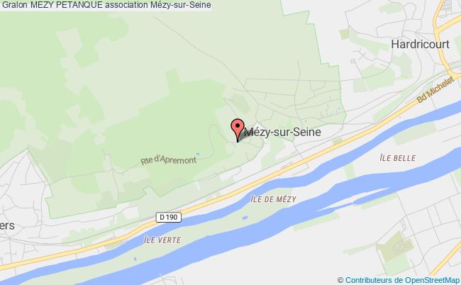 plan association Mezy Petanque Mézy-sur-Seine