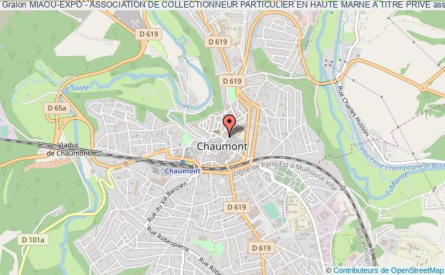 plan association Miaou-expo - Association De Collectionneur Particulier En Haute Marne A Titre Prive Chaumont