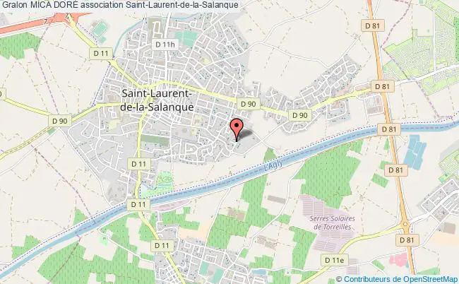 plan association Mica DorÉ Saint-Laurent-de-la-Salanque