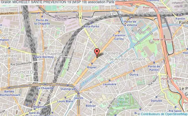 plan association Michelet Sante Prevention 19 (msp 19) Paris