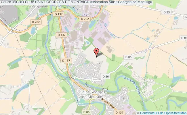 plan association Micro Club Saint Georges De Montaigu Saint-Georges-de-Montaigu