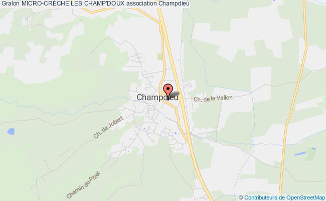 plan association Micro-crÈche Les Champ'doux Champdieu