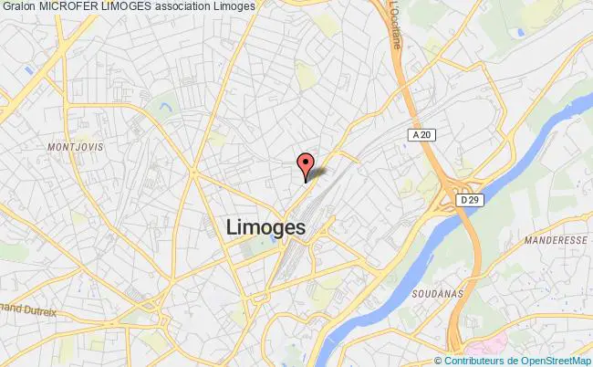 plan association Microfer Limoges Limoges