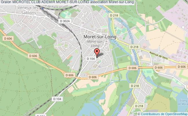 plan association Microtel Club Ademir Moret-sur-loing Moret-sur-Loing