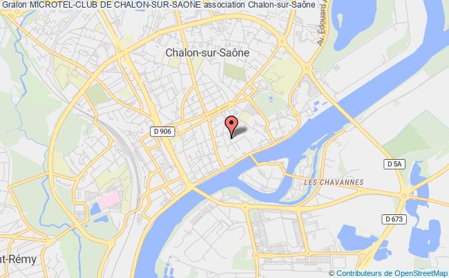 plan association Microtel-club De Chalon-sur-saone Chalon-sur-Saône