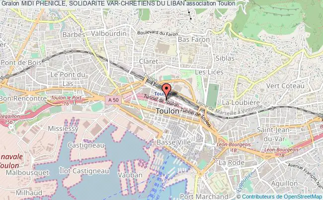 plan association Midi Phenicle, Solidarite Var-chretiens Du Liban Toulon