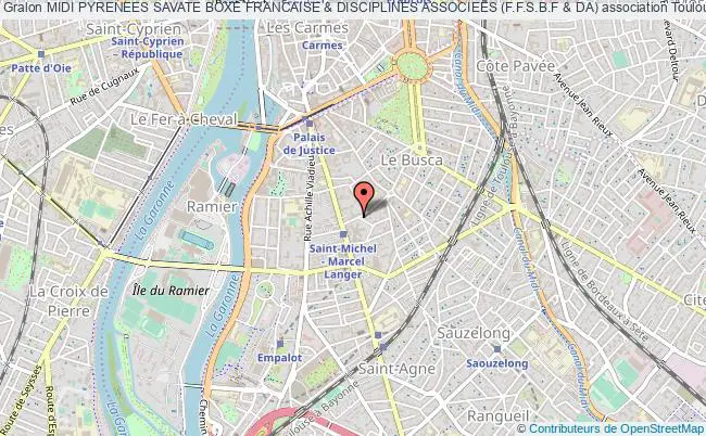 plan association Midi Pyrenees Savate Boxe Francaise & Disciplines Associees (f.f.s.b.f & Da) Toulouse