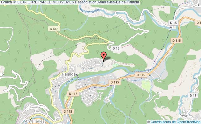 plan association Mieux- Etre Par Le Mouvement Amélie-les-Bains-Palalda