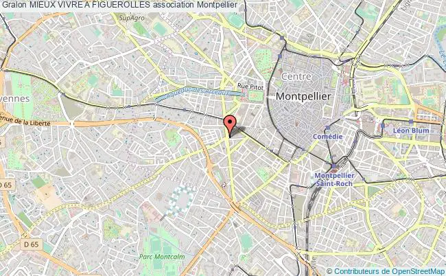 plan association Mieux Vivre A Figuerolles Montpellier