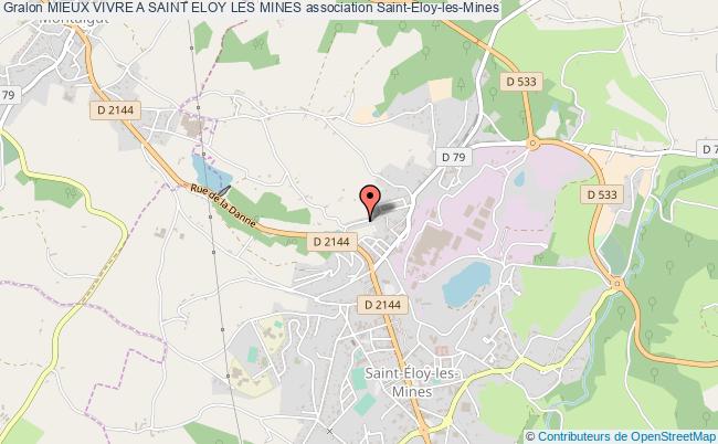 plan association Mieux Vivre A Saint Eloy Les Mines Saint-Éloy-les-Mines