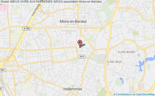 plan association Mieux Vivre Aux Anemones (mv2a) Mons-en-Baroeul