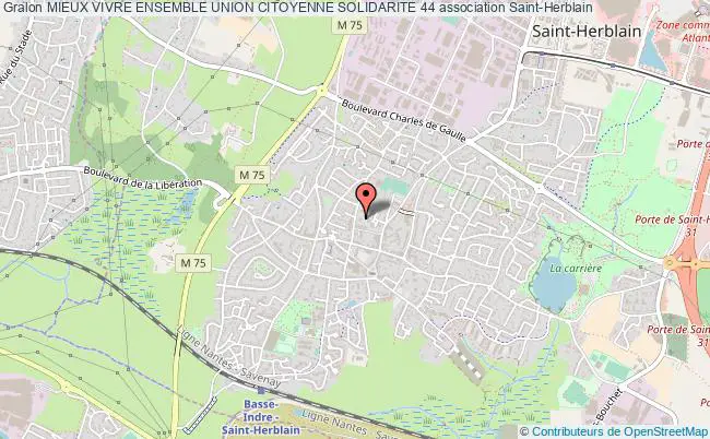 plan association Mieux Vivre Ensemble Union Citoyenne Solidarite 44 Saint-Herblain