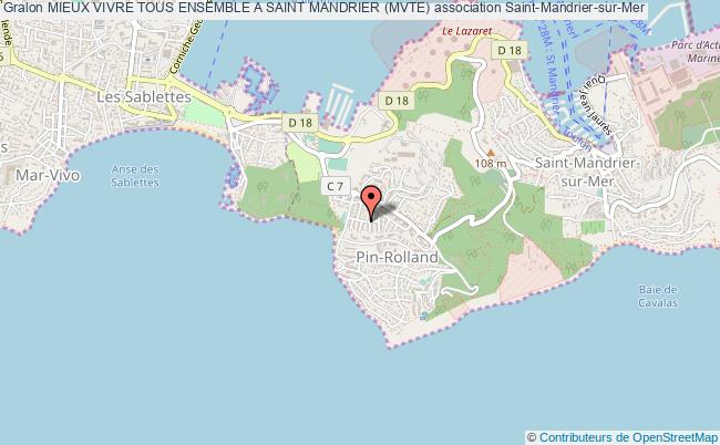 plan association Mieux Vivre Tous Ensemble A Saint Mandrier (mvte) Saint-Mandrier-sur-Mer