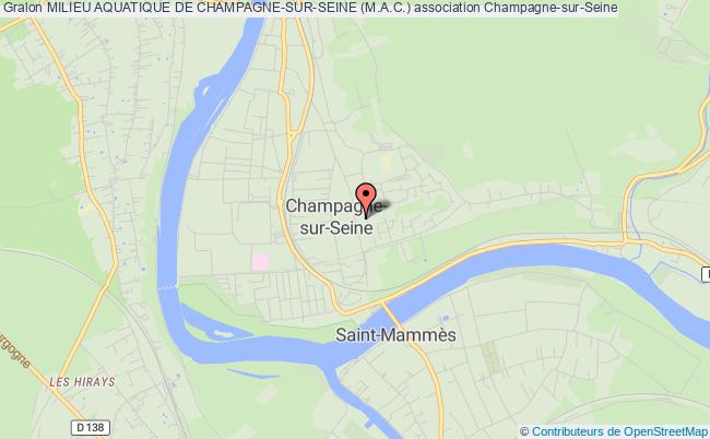 plan association Milieu Aquatique De Champagne-sur-seine (m.a.c.) Champagne-sur-Seine