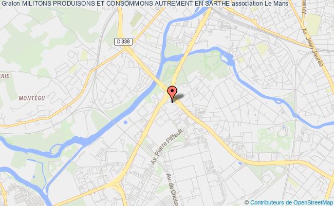 MILITONS PRODUISONS ET CONSOMMONS AUTREMENT EN SARTHE